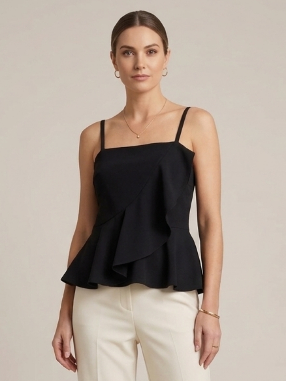 SUSANA MONACO - NWT Sprial Peplum Tank